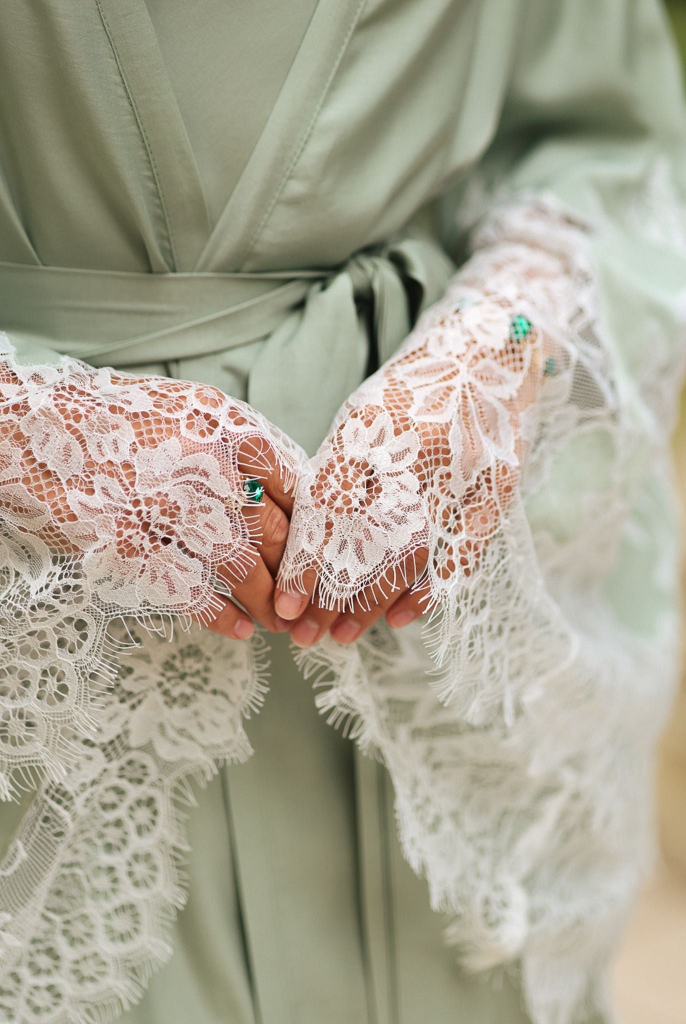 Detailed shot of the sleeve finish, highlighting the clean look and the breathable texture of the premium cotton blend.