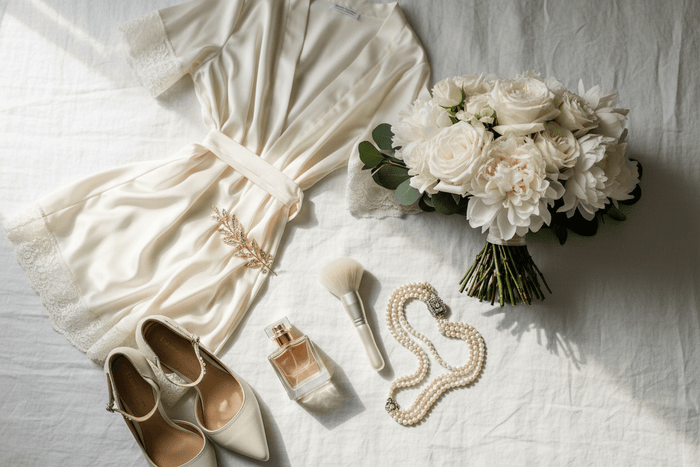 Wedding Morning Checklist for the Bride: From Robe to Final Touches - KÂfemme