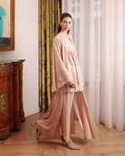 A dynamic view of the versatile set in motion, perfect for serene mornings or cherished postpartum moments.