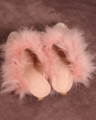 High-angle view of the pair alone, showcasing the genuine leather insole with soft padding for effortless wear.