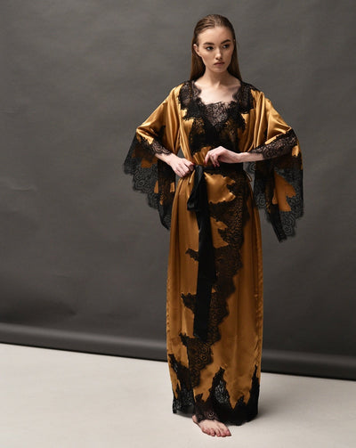 Abu Dhabi Robe and Nightgown Set