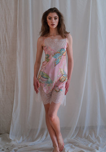 Short Real Silk Nightgown