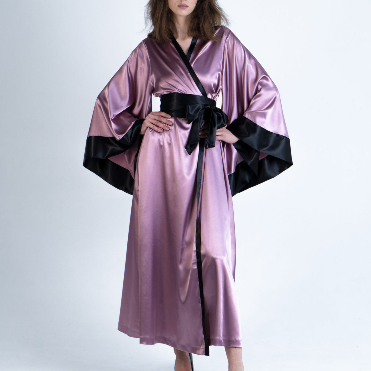 Robe and Nightgown Set, Kimono robe, Nightgown with Robe Set – KÂfemme