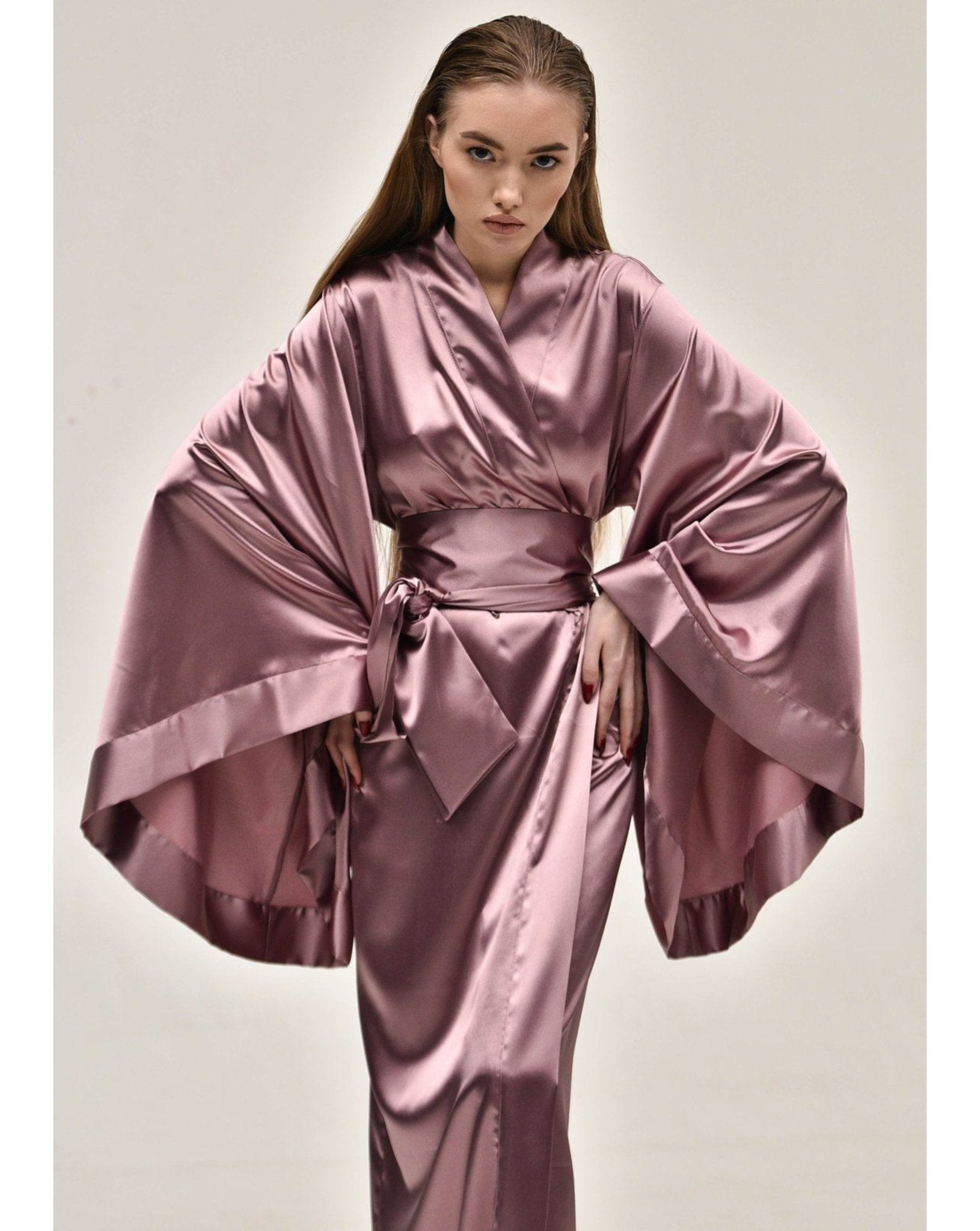 Long Satin Kimono – KÂfemme Kimono Robes Robe|Luxury Robe|Silk